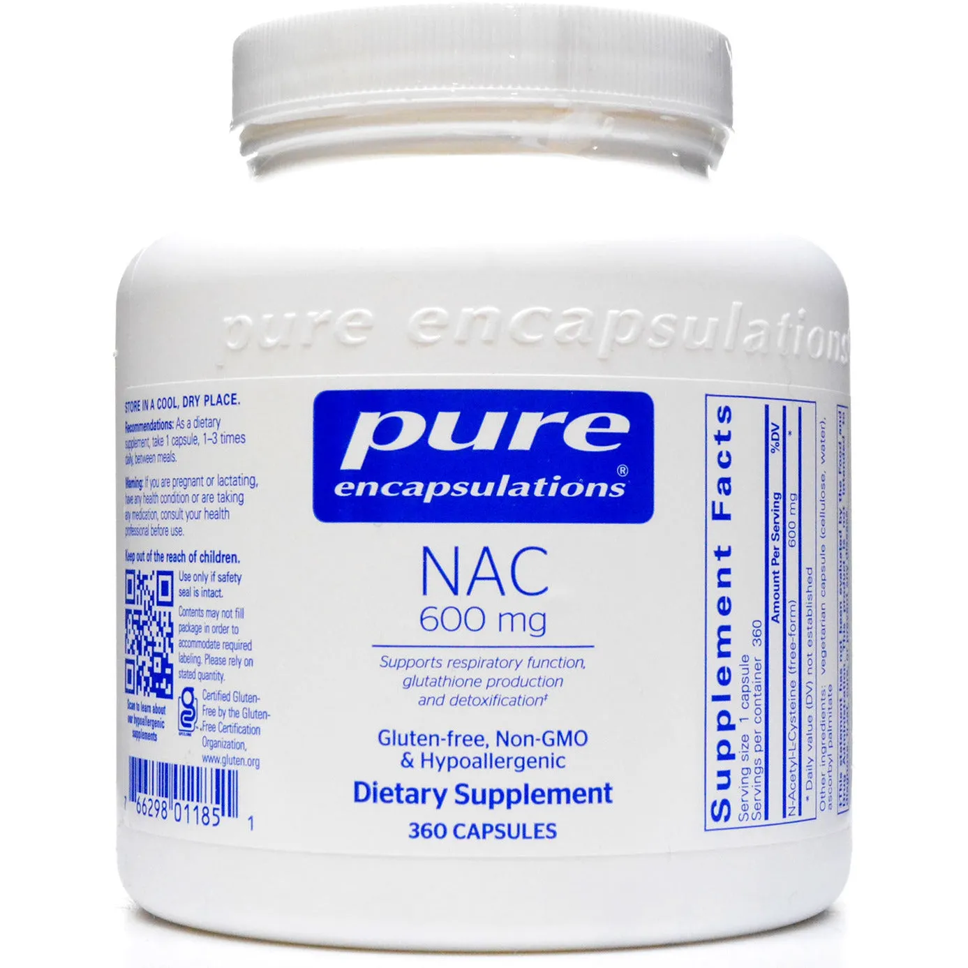 NAC 600 mg by Pure Encapsulations