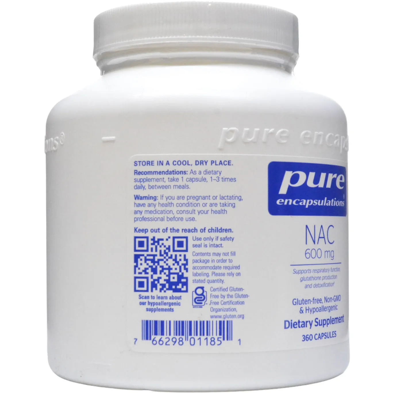 NAC 600 mg by Pure Encapsulations