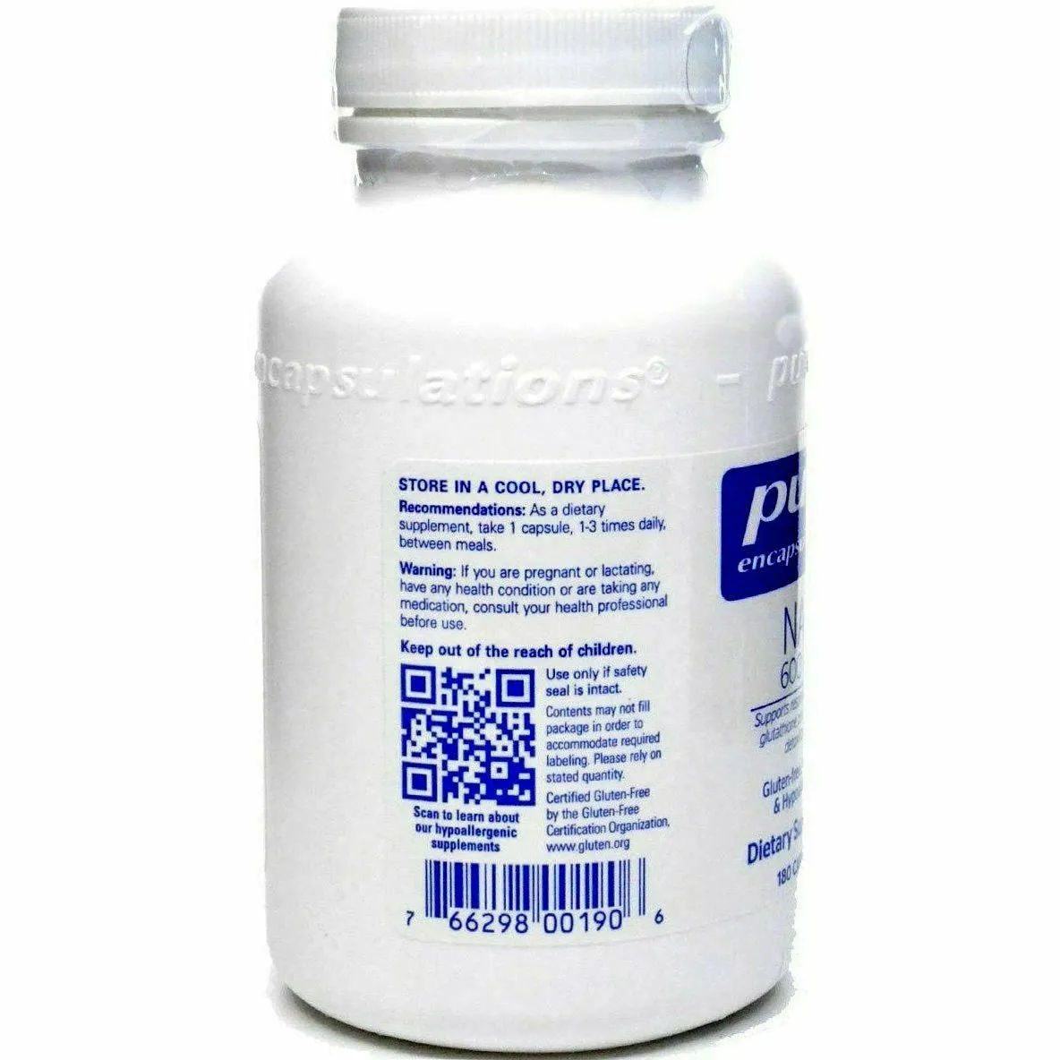 NAC 600 mg by Pure Encapsulations