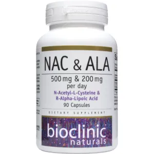 NAC & ALA 90 caps by Bioclinic Naturals