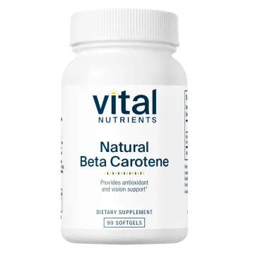 Natural Beta Carotene 25000 IU 90 caps by Vital Nutrients