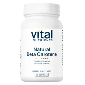 Natural Beta Carotene 25000 IU 90 caps by Vital Nutrients