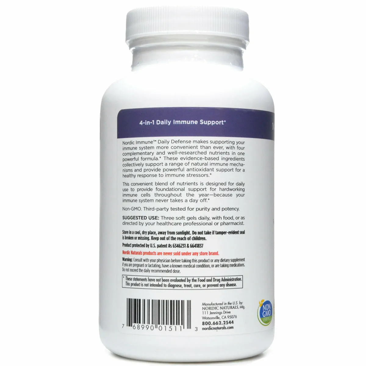 Nordic Immune Daily Defense 90 softgels by Nordic Naturals