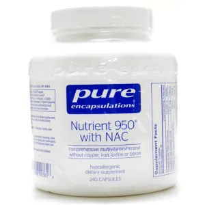 Nutrient 950 with NAC 240 vcaps by Pure Encapsulations
