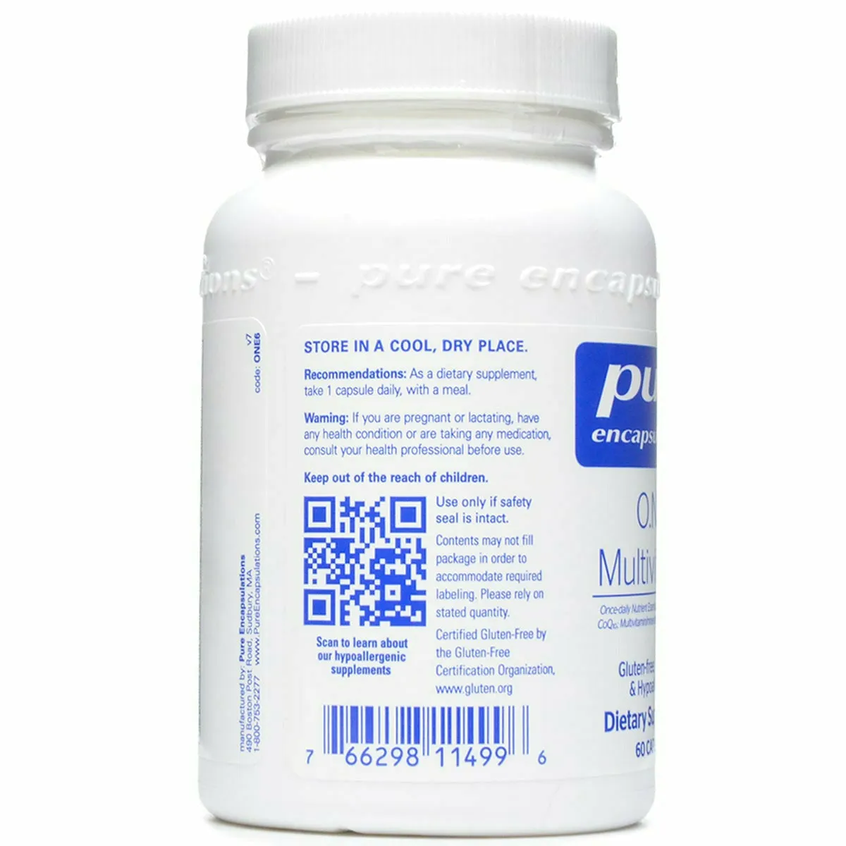 O.N.E. Multivitamin by Pure Encapsulations