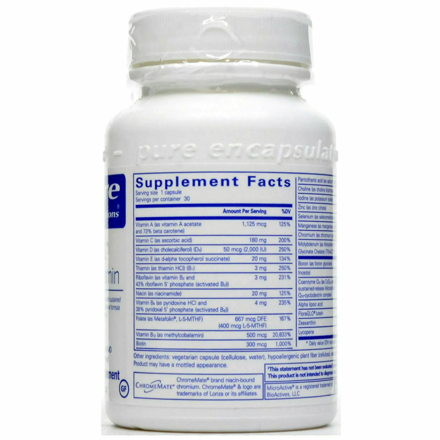 O.N.E. Multivitamin by Pure Encapsulations