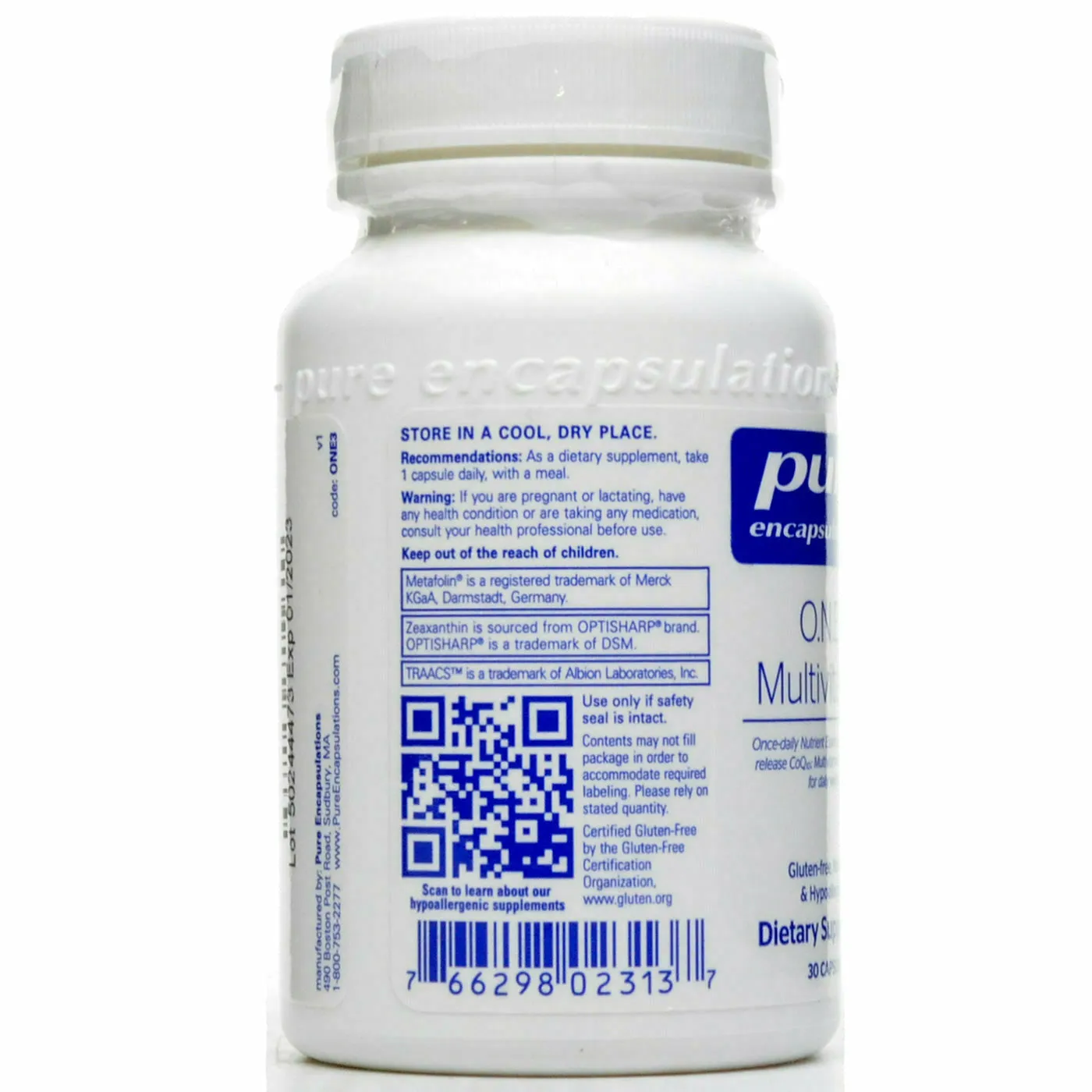 O.N.E. Multivitamin by Pure Encapsulations