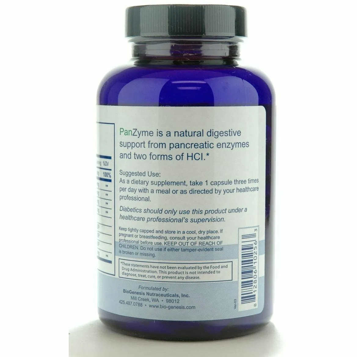Panzyme 180 vcaps by BioGenesis