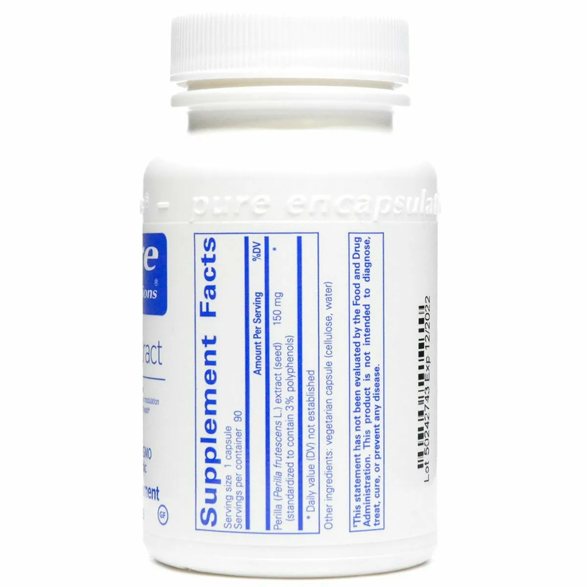 Perilla extract 90 caps by Pure Encapsulations
