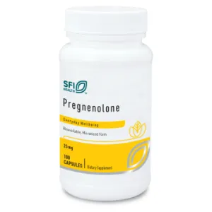 Pregnenolone 25 mg 100 caps By Klaire Labs/SFI Health