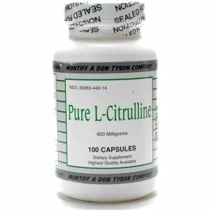 Pure L-Citrulline 600 mg 100 caps by Montiff