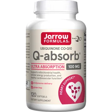 Q-Absorb Co-Q10 100 mg 120 softgels by Jarrow Formulas
