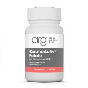 QuatreActiv Folate 90 vcaps by Allergy Research Group