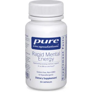 Rapid Mental Energy 30 caps by Pure Encapsulations