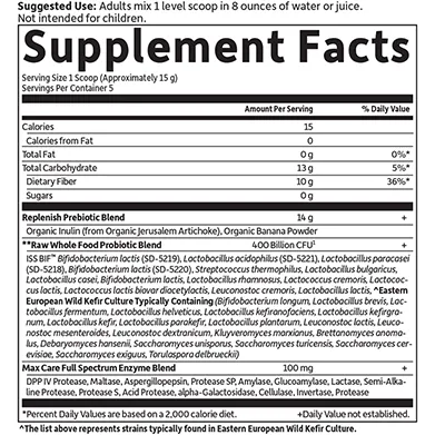 RAW Probiotics 5 Day Max Care 2.4 oz By Garden Of Life