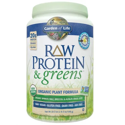 RAW Protein and Greens Vanilla 19.3 oz By Garden Of Life