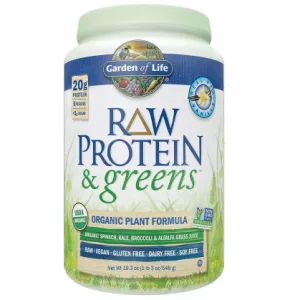 RAW Protein and Greens Vanilla 19.3 oz By Garden Of Life