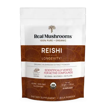Reishi Mushroom Extract Powder 45g by Real Mushrooms