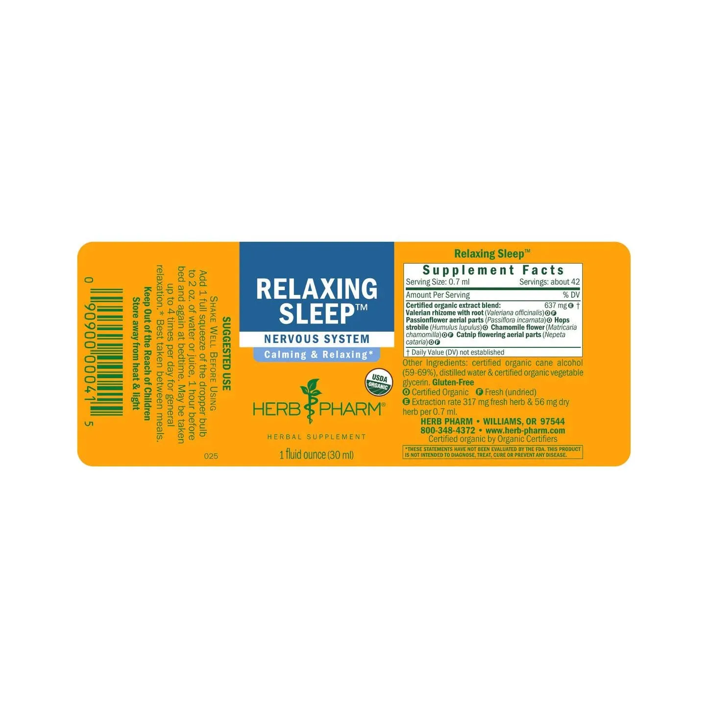 Relaxing Sleep by Herb Pharm