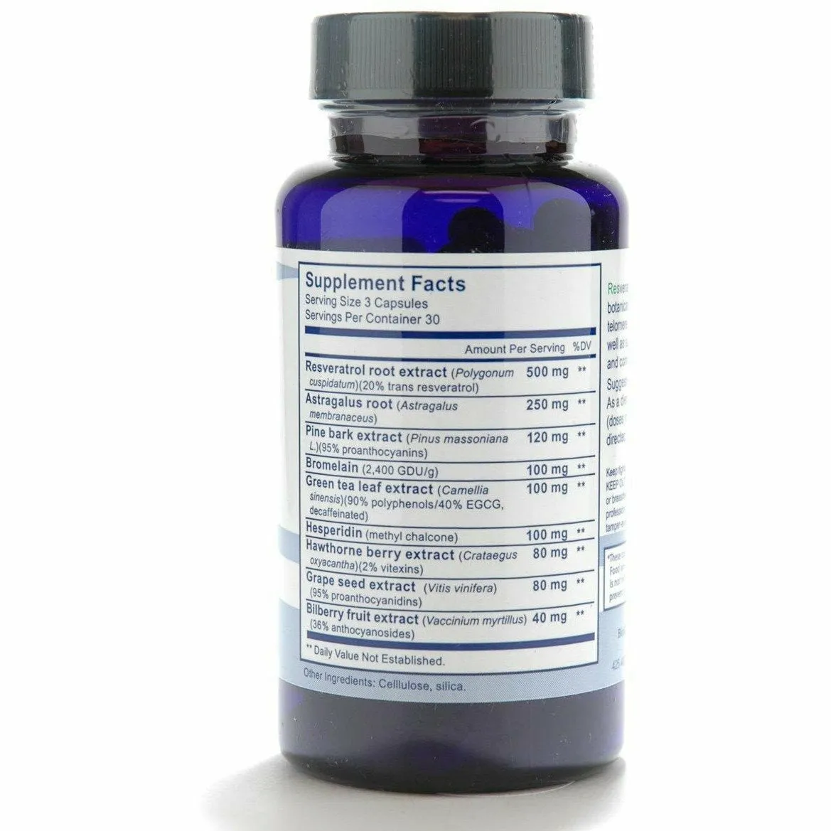 Resveratrol Plus Flavonoids 90 vcaps by BioGenesis