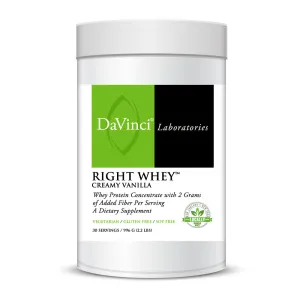 Right Whey Creamy Vanilla 996 g by Davinci Labs