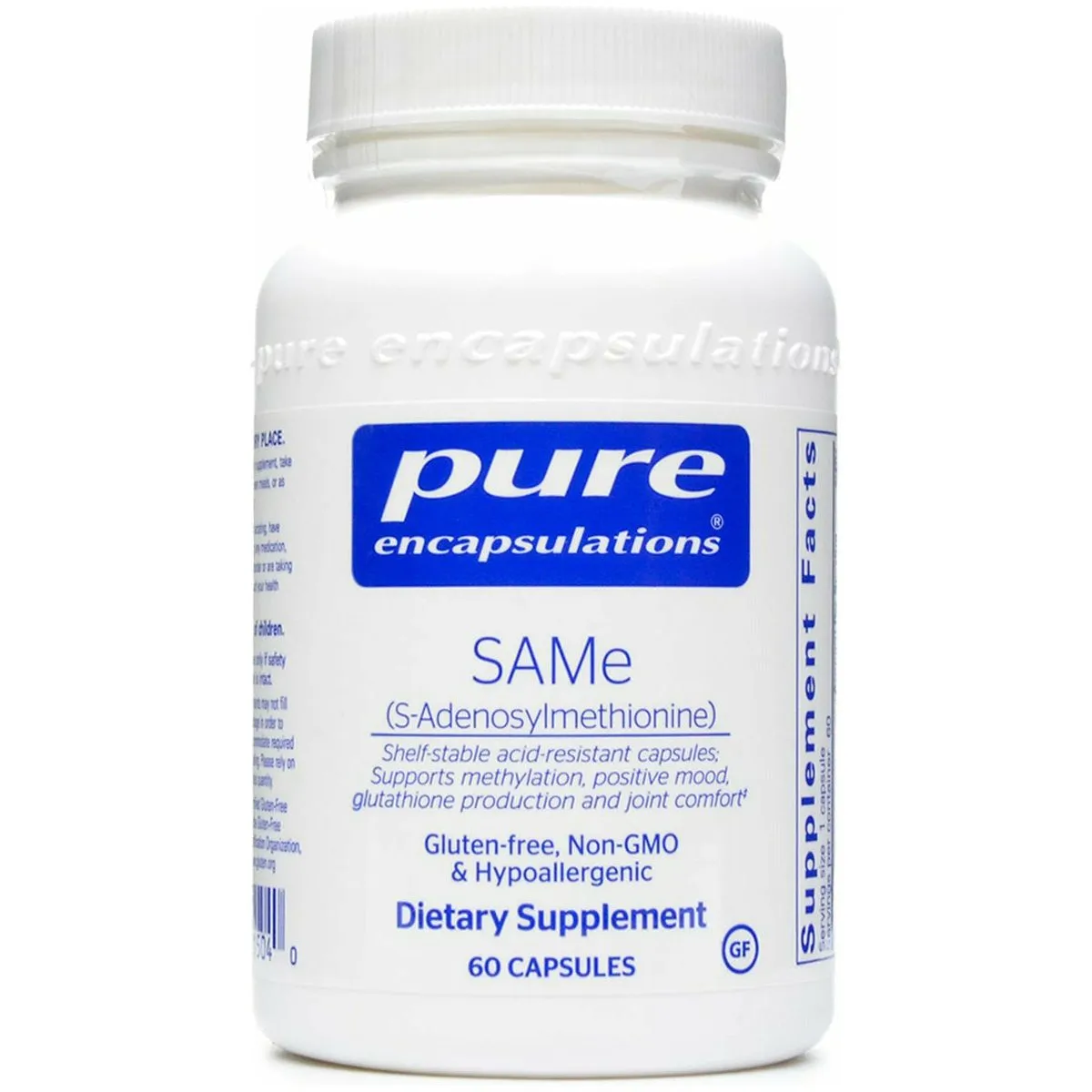SAMe (S-Adenosylmethionine) 60 caps by Pure Encapsulations