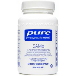 SAMe (S-Adenosylmethionine) 60 caps by Pure Encapsulations