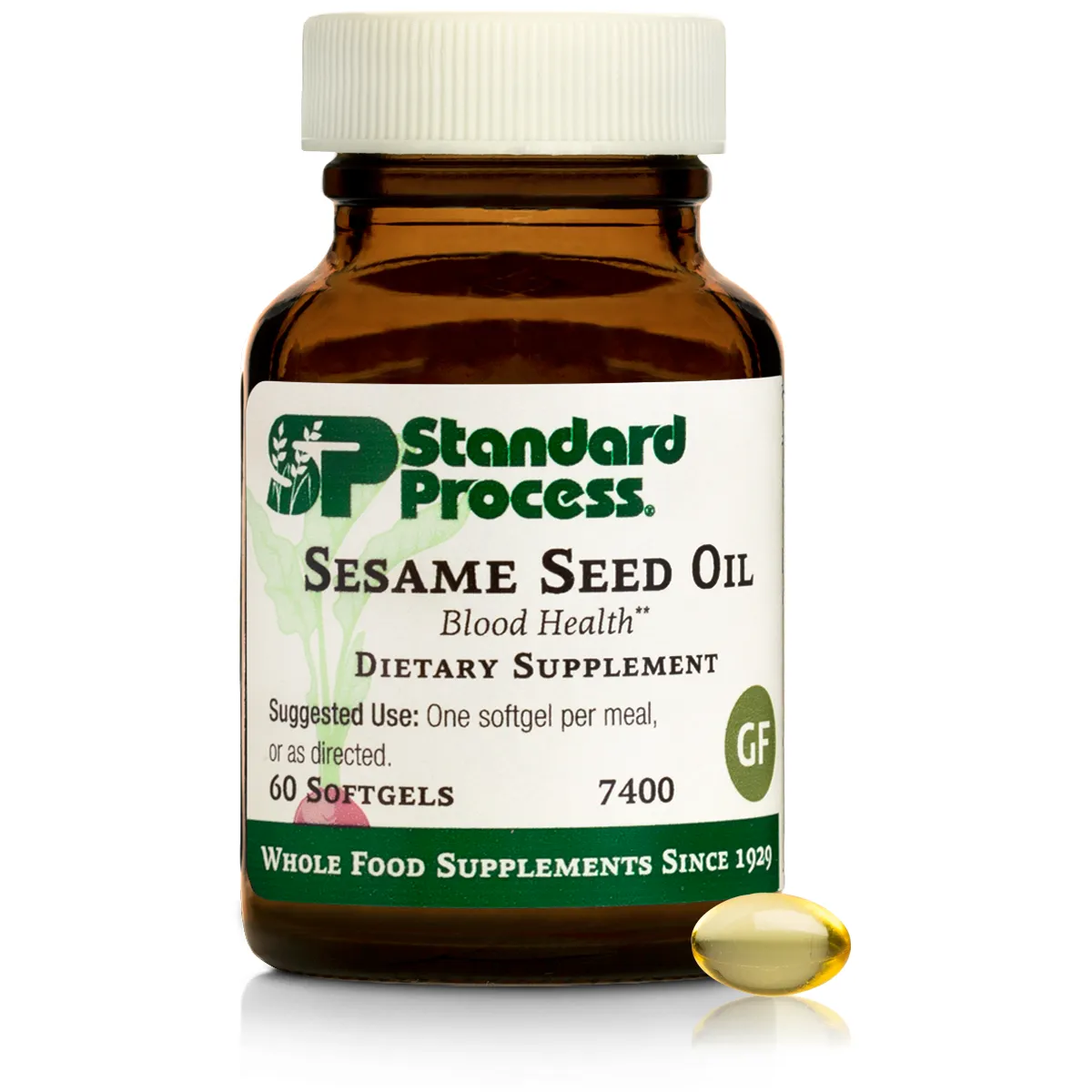 Sesame Seed Oil. 60 Softgels
