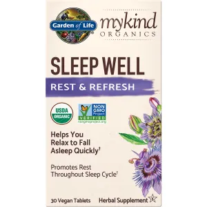 Sleep Well Rest & Refresh. Org 30 vtabs by Garden Of Life