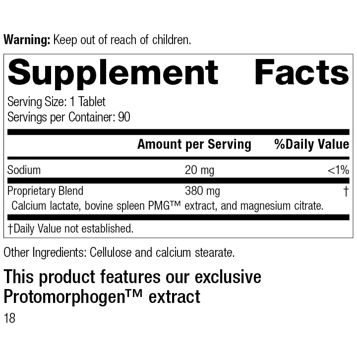 Spleen PMG. 90 Tablets
