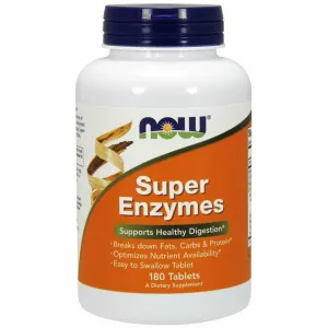 Super Enzymes 180 tabs by NOW