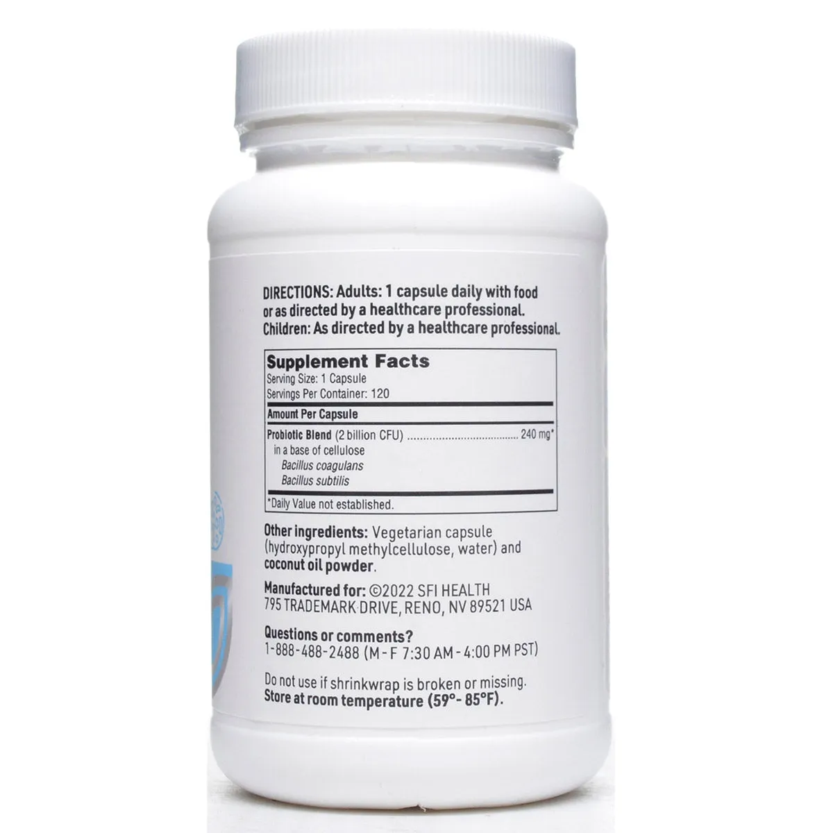 Ther-Biotic BioSpora 120 VCaps by Klaire Labs/SFI Health