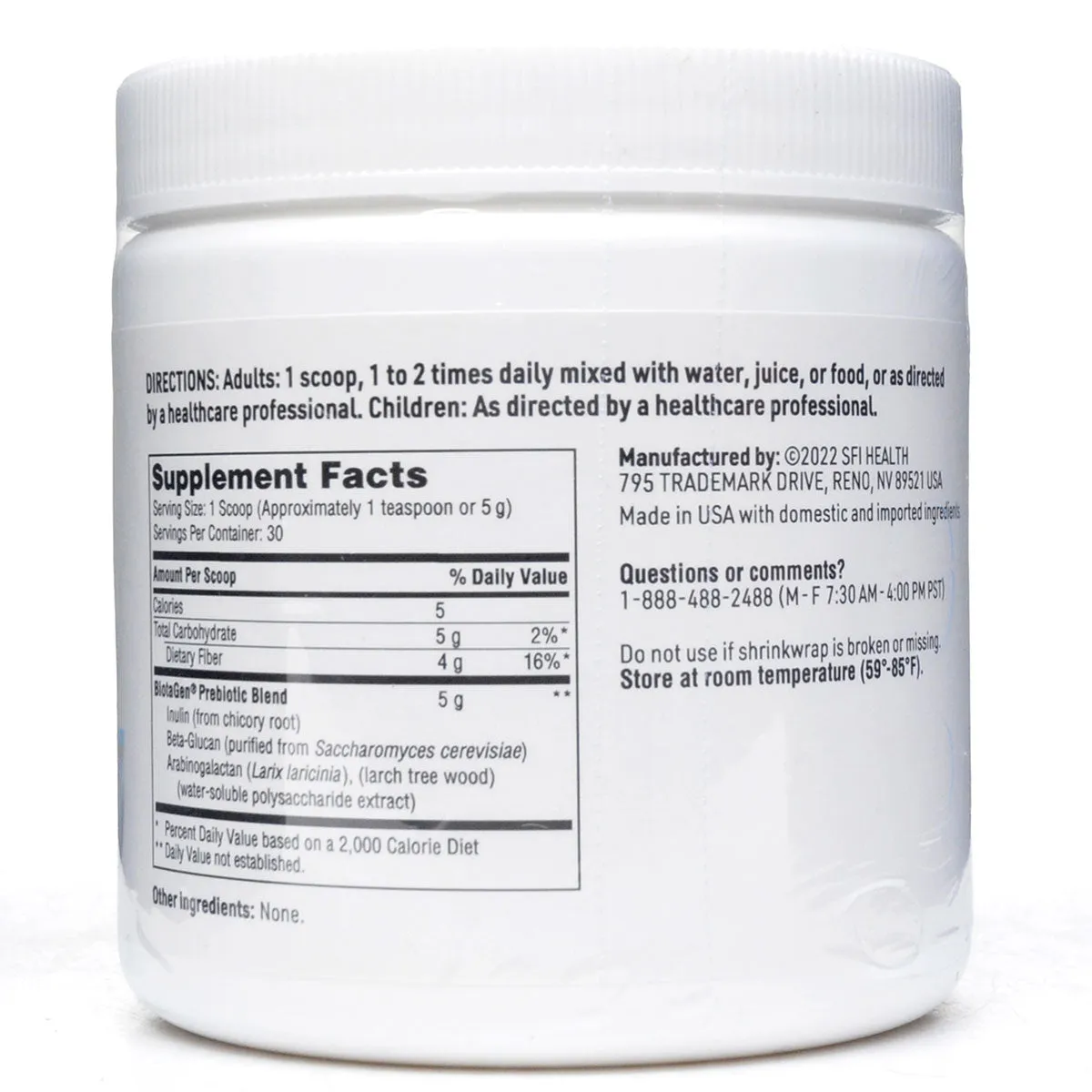Ther-Biotic BiotaGen Powder 150 g (30 Servings) by Klaire Labs/SFI Health