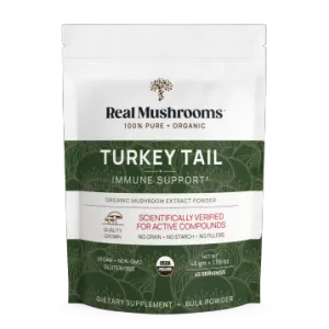 Turkey Tail Mushroom Extract Powder 45g by Real Mushrooms