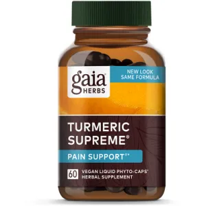 Turmeric Supreme Pain 60 phyto-caps by Gaia Herbs