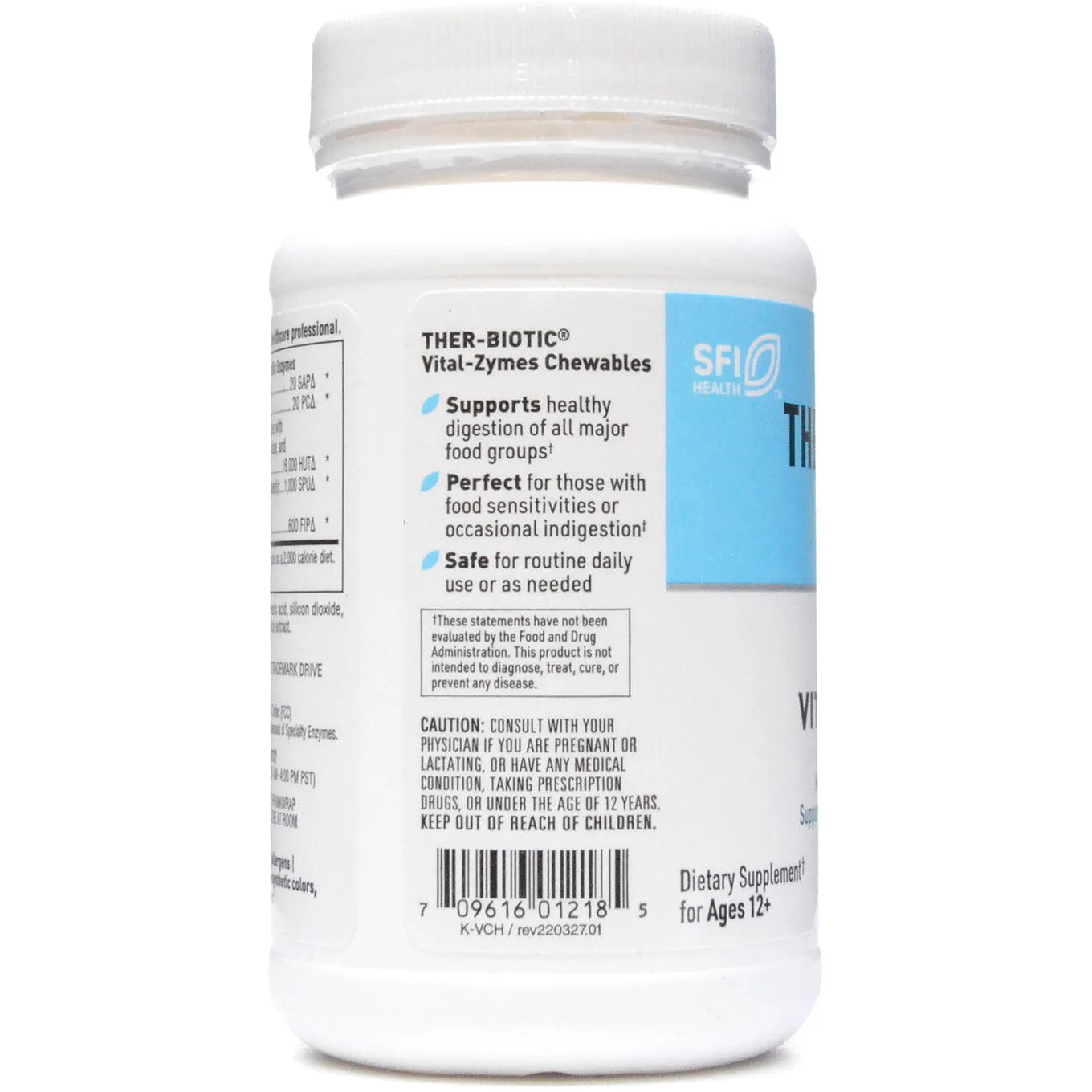 Vital-Zymes Chewable 180 Tablets by Klaire Labs/SFI Health