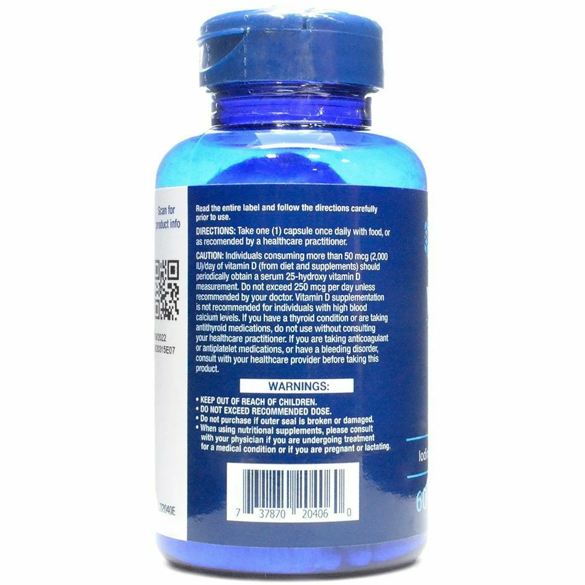 Vitamins D and K with Sea-Iodine 60 caps by Life Extension