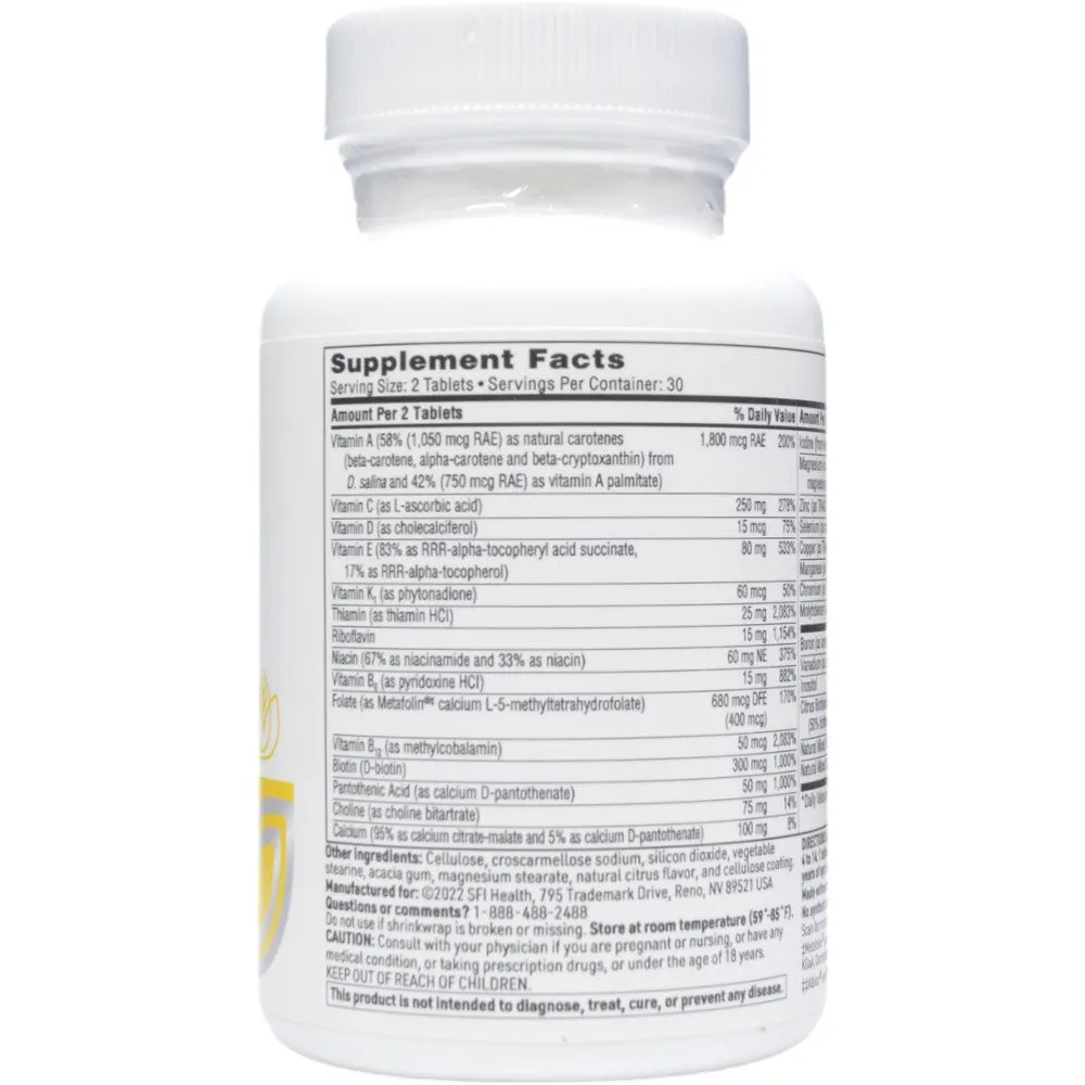 VitaPrime Iron-Free 60 tabs By Klaire Labs/SFI Health