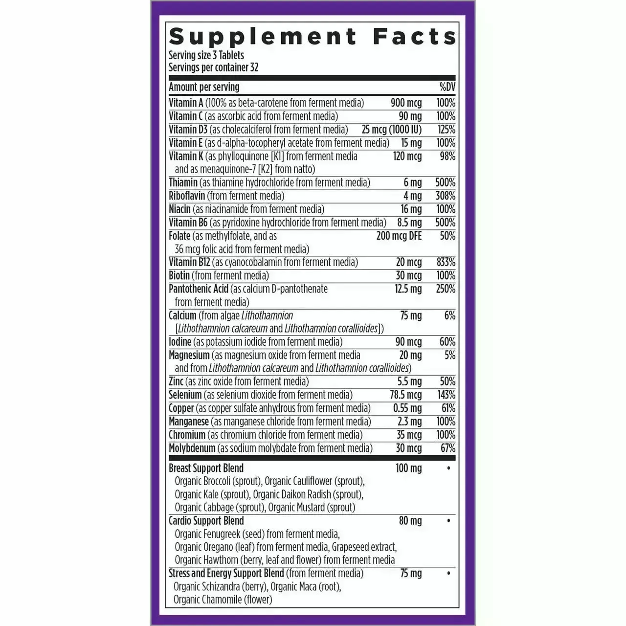 Women's 40  Advanced Multivitamin 96 tabs by New Chapter