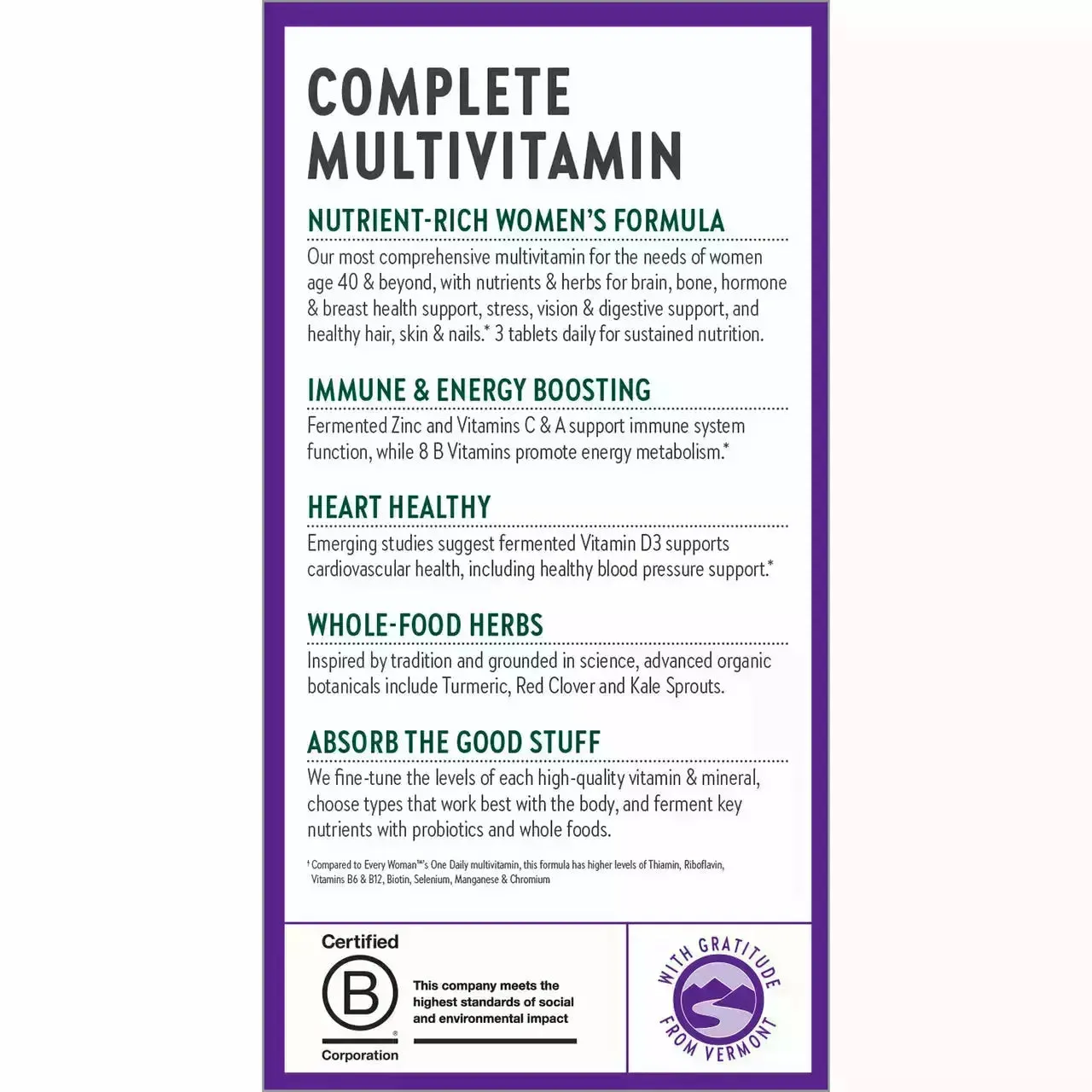Women's 40  Advanced Multivitamin 96 tabs by New Chapter