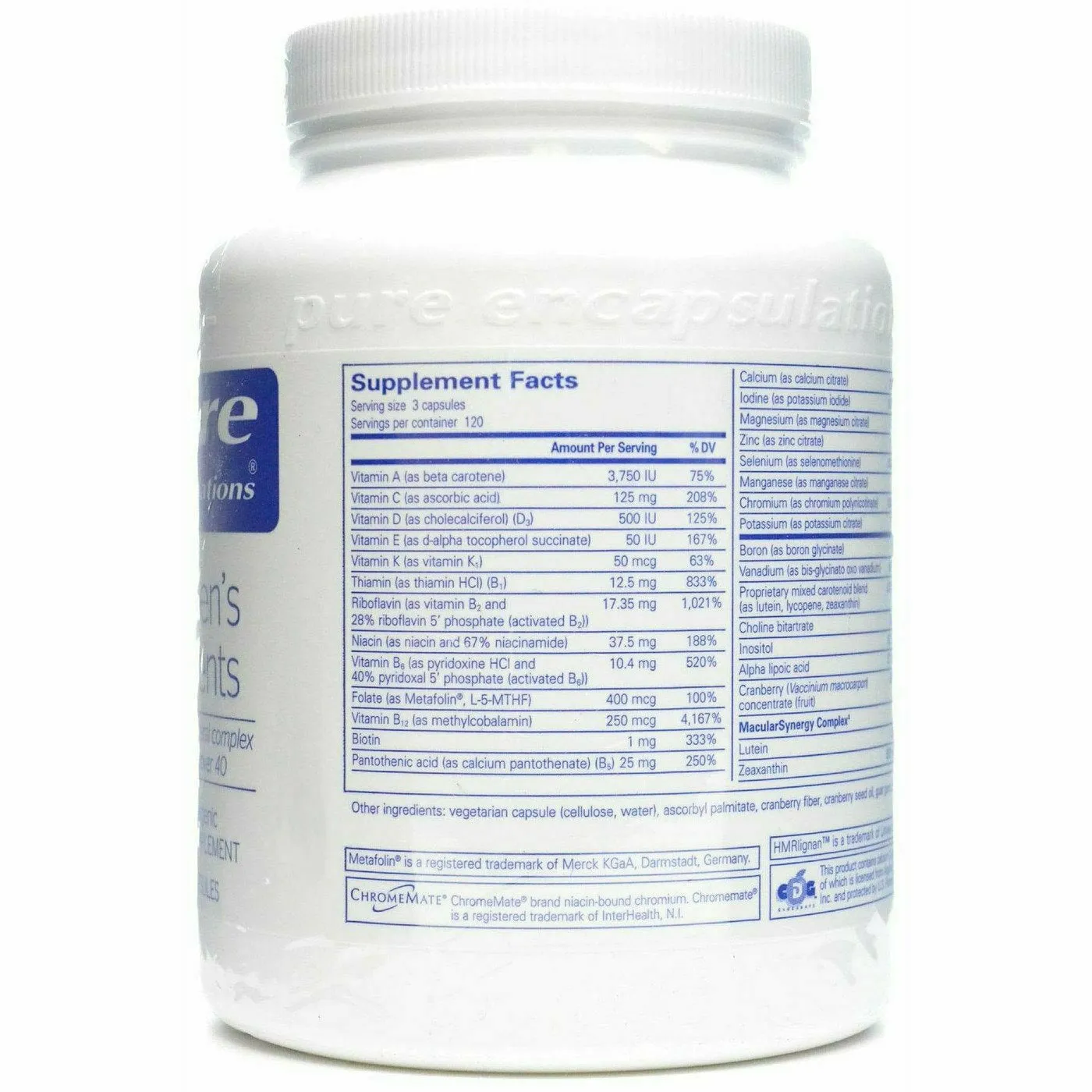 Women's Nutrients by Pure Encapsulations