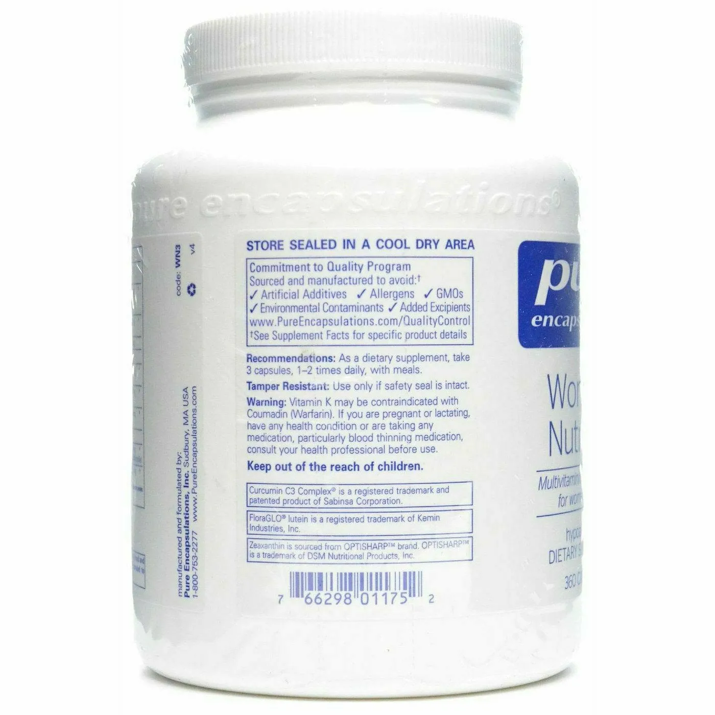 Women's Nutrients by Pure Encapsulations