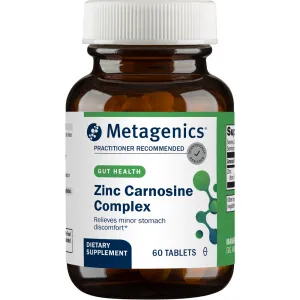 Zinc Carnosine Complex 60 tablets by Metagenics