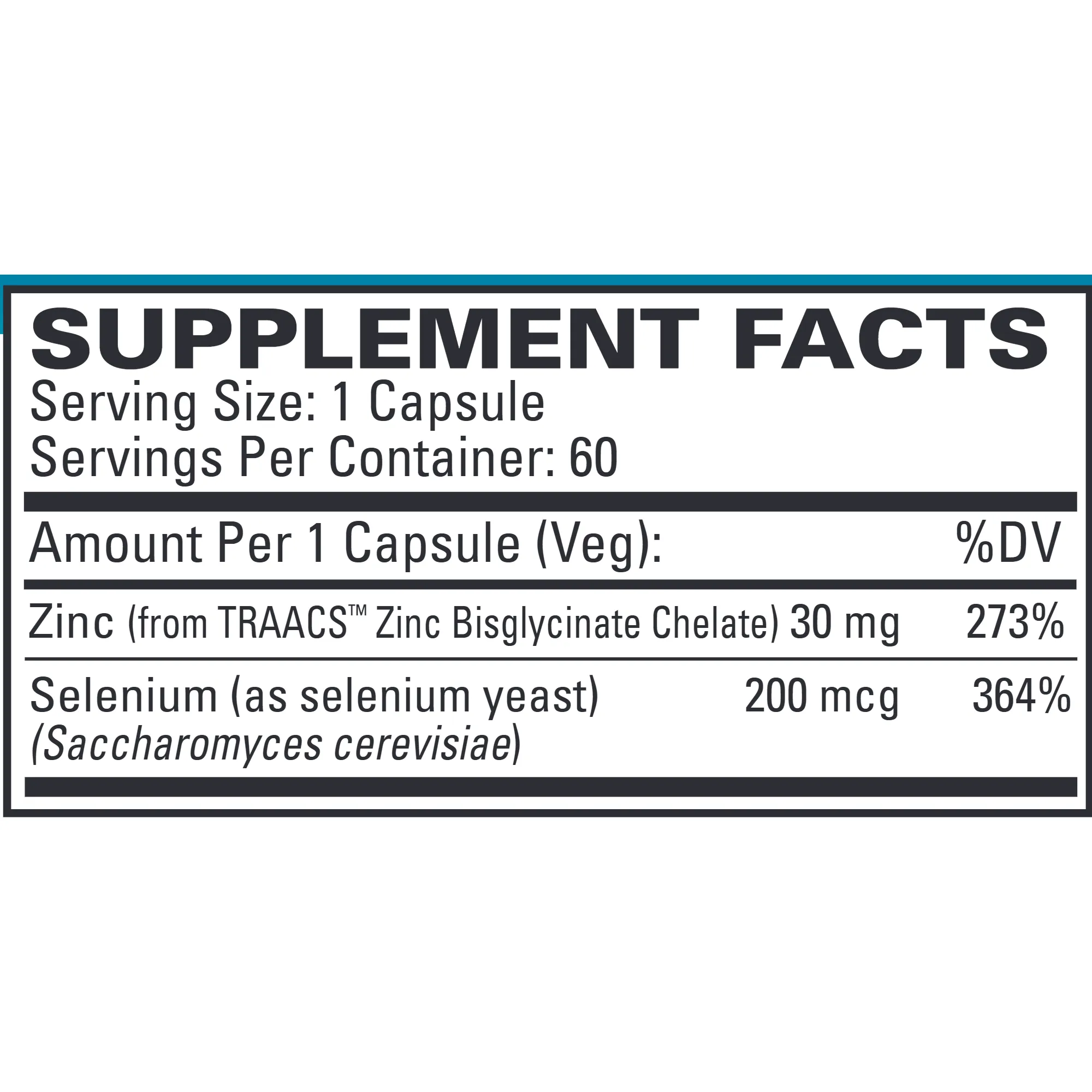 Zinc plus Selenium 60 caps by EuroMedica